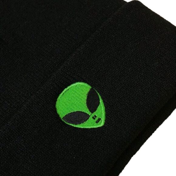 Alien Embroidered Beanie  - Picture 2 of 3